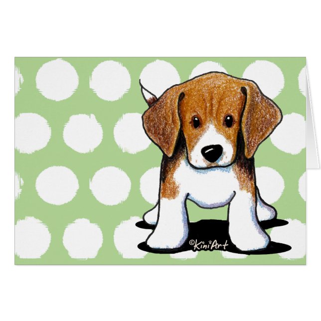 KiniArt Beagle Pup (Front Horizontal)