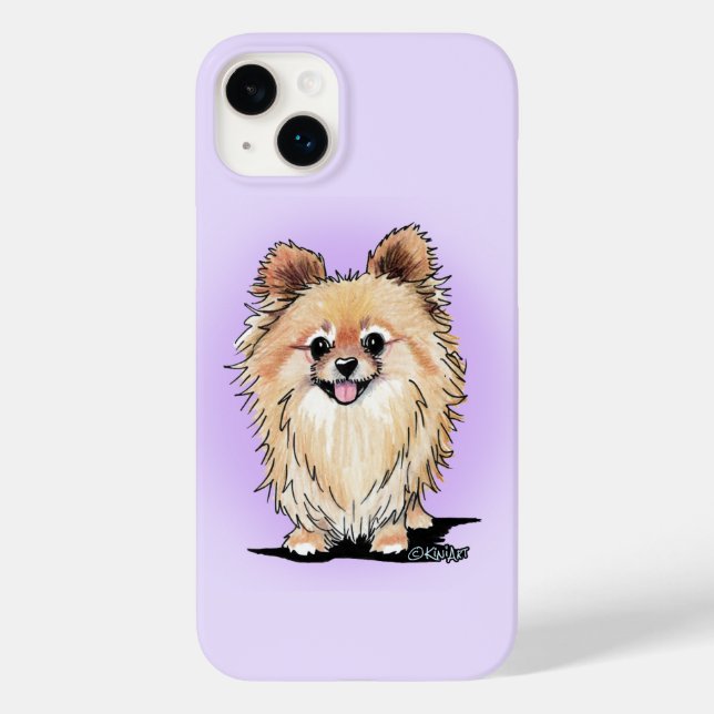 KiniArt Bella Pom Case-Mate iPhone Case (Back)