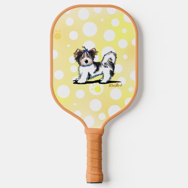 KiniArt Biewer Terrier  Pickleball Paddle (Front)