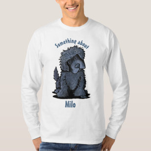 KiniArt Black T-shirt chien de Terre-Neuve