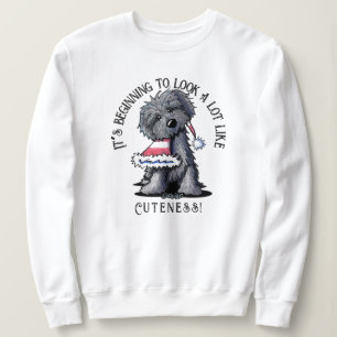 KiniArt Bouvier des Flandres Sweatshirt de Noël