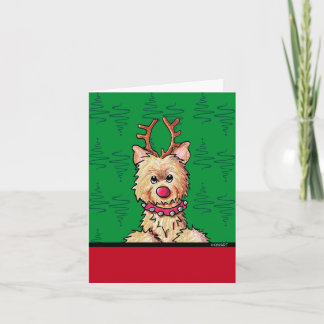 KiniArt Cairn Reindeer Christmas Cards