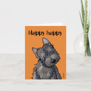 KiniArt Cairn Terrier Halloween Card