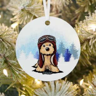 KiniArt Cairn Terrier  Metal Ornament