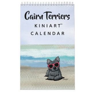 KiniArt Cairn Terrier Petit Calendrier