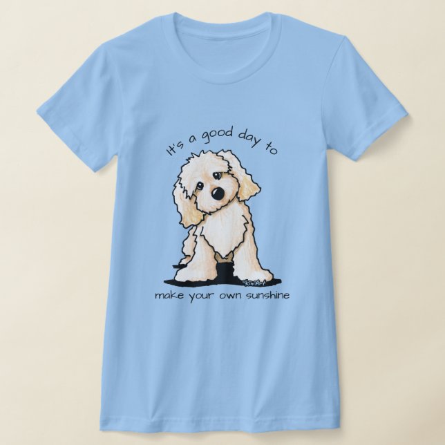 KiniArt Cavapoo T-Shirt (Laydown)