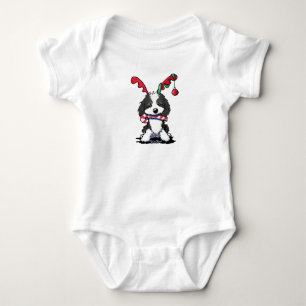 KiniArt Christmas Havanese Reindeer Baby Bodysuit