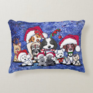 KiniArt Christmas Party Accent Pillow