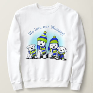 KiniArt Cozy Crew Dogs Sweatshirt
