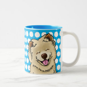 KiniArt crème souriante Chow Mug
