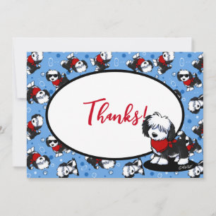 KiniArt Cutieface Havanese Thank You Card