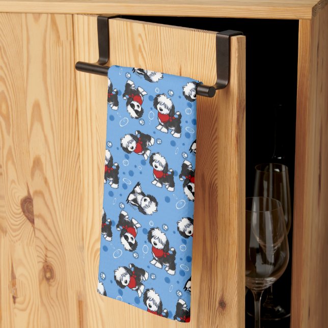 KiniArt Cutieface OES Kitchen Towel (Thirds Fold)