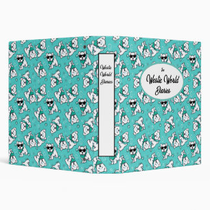 KiniArt Cutieface Westies Binder