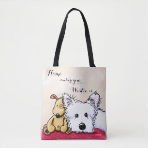 KiniArt Ditto and Pudge Tote Bag