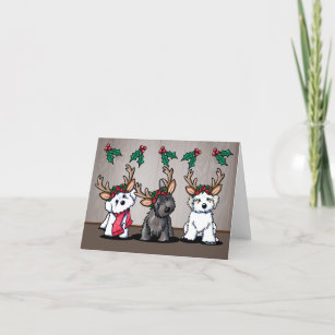 KiniArt Dogs Christmas Card