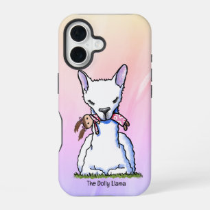 KiniArt Dolly Llama  iPhone 16 Case