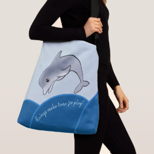 KiniArt Dolphin Crossbody Bag
