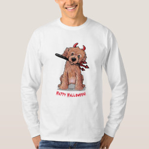 KiniArt Doodle Dog Halloween T-Shirt