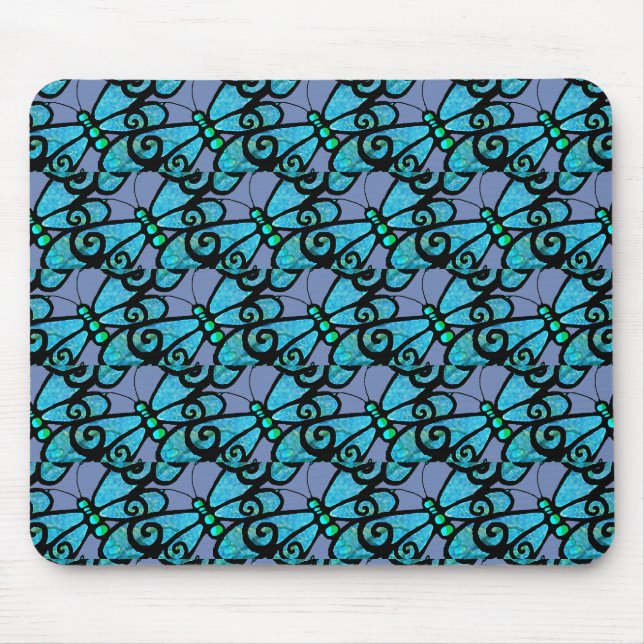 KiniArt Dragonflies Mousepad (Front)