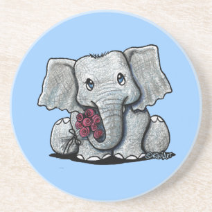 KiniArt Elephant Coaster