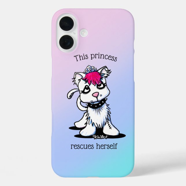 KiniArt Feminine AF iPhone Case (Back)