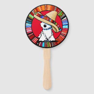 KiniArt Fiesta Westie Hand Fan