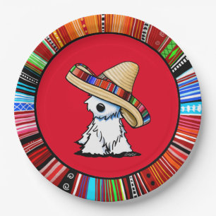 KiniArt Fiesta Westie Paper Plate