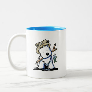 KiniArt Fishing Westie Mug