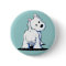 KiniArt Fluffy Butt Westie Button