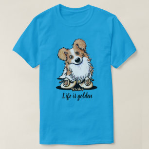 KiniArt Gold Border Collie T-Shirt