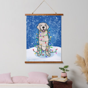 KiniArt Golden Retriever Hanging Tapestry