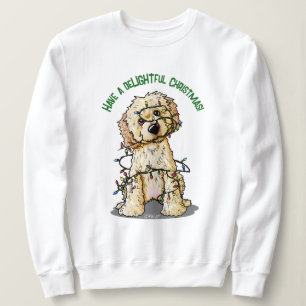 KiniArt Goldendoodle Delightful Christmas Sweatshirt
