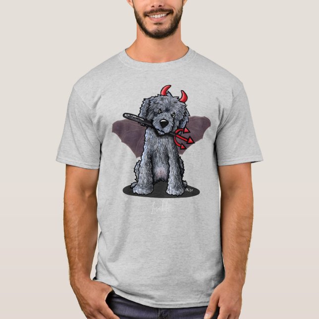 KiniArt Halloween DoodleMoji T-Shirt (Front)