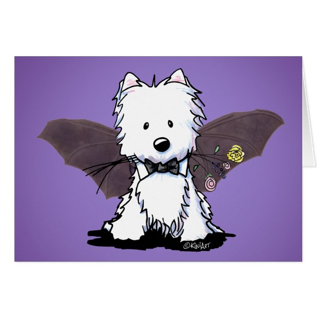 KiniArt Halloween Westie Terrier (Devant Horizontal)