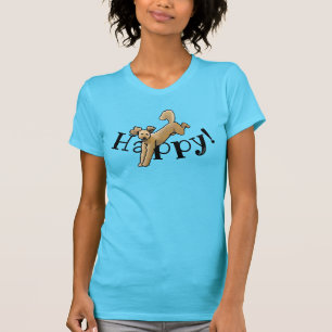 KiniArt Happy Goldendoodle T-Shirt