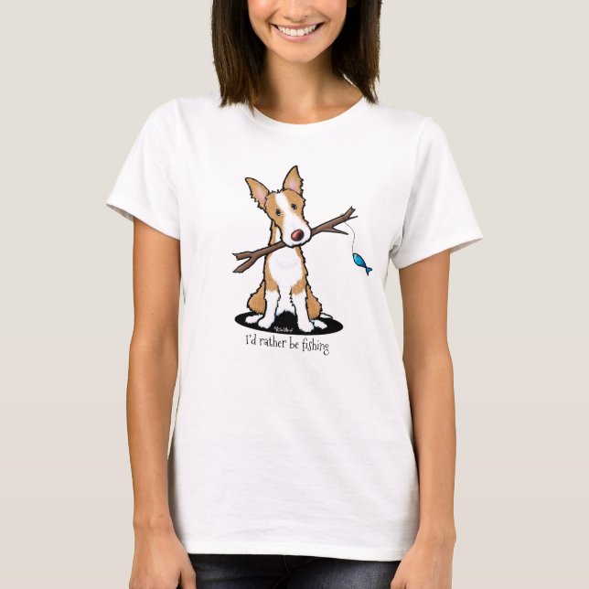 KiniArt Ibizan Hound Dog Lovers T-Shirt (Front)