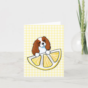 KiniArt Life Lemons Cavalier Card