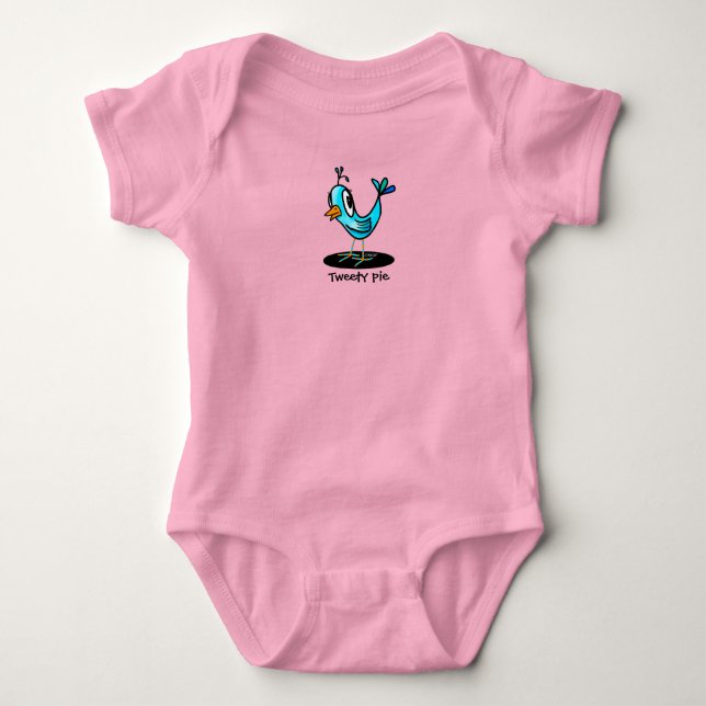 KiniArt Little Bird Bodysuit (Front)