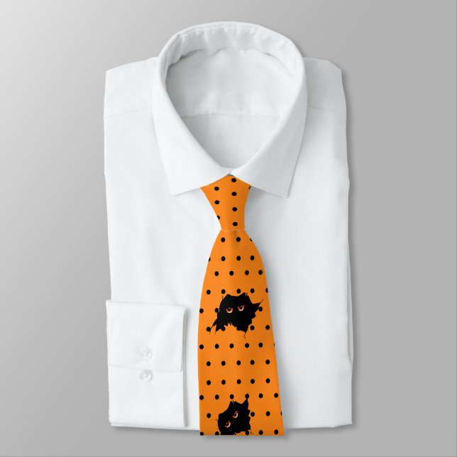 KiniArt Little Creepers Neck Tie (Tied)