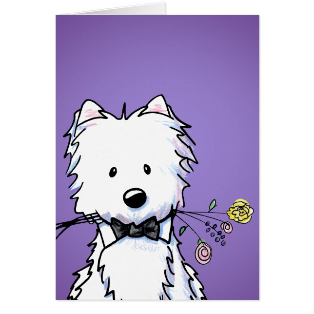 KiniArt Love Bites Westie Terrier (Front)