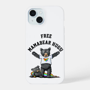 KiniArt Mamabear Hugs iPhone 15 Case