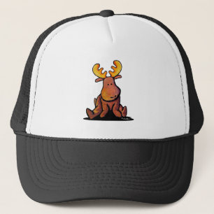 KiniArt Moose Trucker Hat