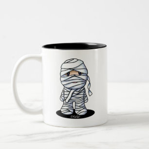 KiniArt Mummy Two-Tone Coffee Mug