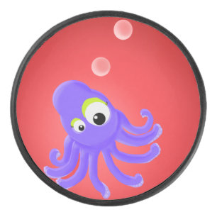 KiniArt Octopus  Hockey Puck