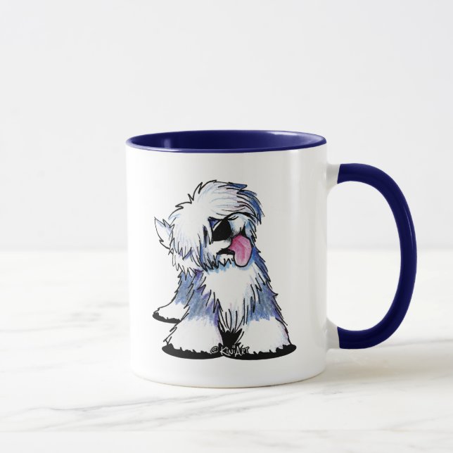 KiniArt OE Sheepdog Custom Mug (Droite)
