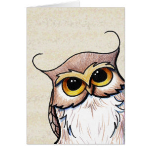KiniArt Owl Card
