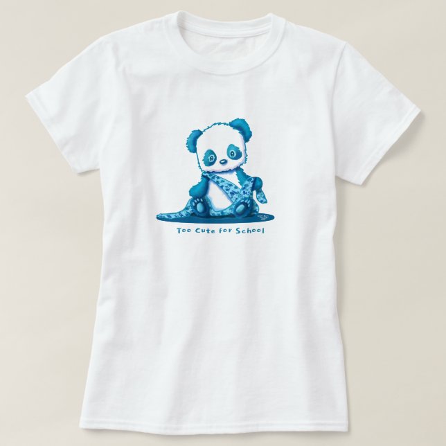 KiniArt Panda Cub  T-Shirt (Design Front)