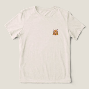 KiniArt Pocket Hamster Tri-Blend Shirt
