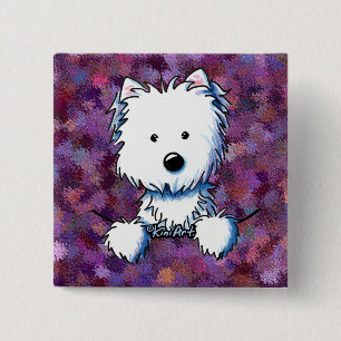 KiniArt Pocket Westie Pin