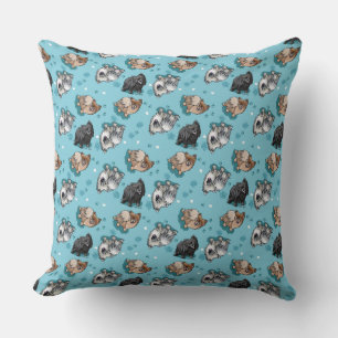 KiniArt Pom Parade Throw Pillow